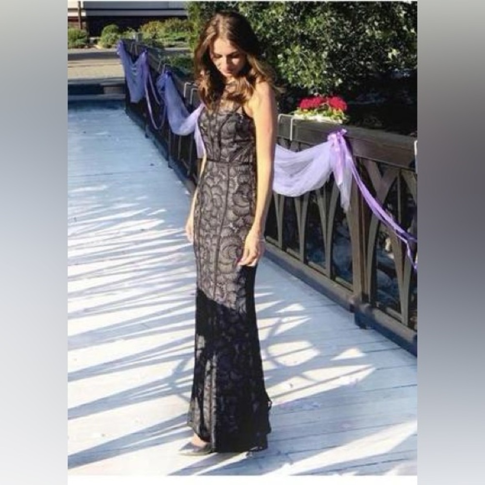 H&M Elegant Black Lace Dress